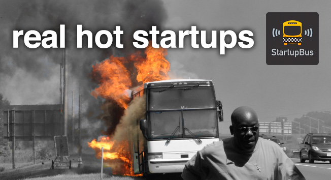 hot startups - startup bus